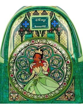 Disney Tiana Green Stained-Glass Bath & Body Backpack